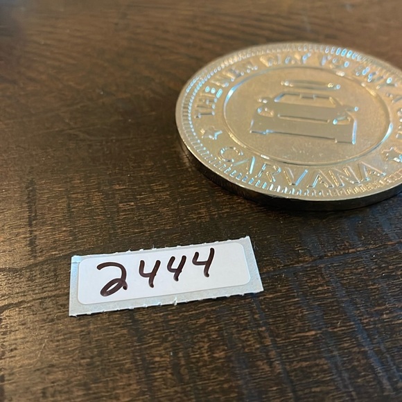 Carvana Car Token "The New Way To Buy A Car"‎ 3 Inch Token - Picture 5 of 5